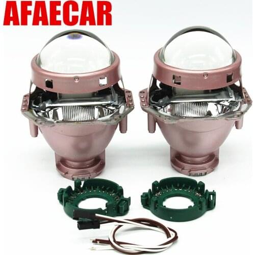 AFAECAR 3 Inch Bi-xenon Projector Lens Headlight LHD RHD Using D2H D2S D1S D3S D4S
