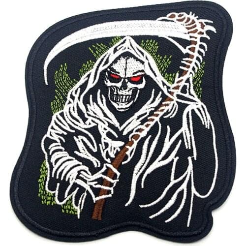 SHINE 12X10cm Patches For Clothing Iron On Embroidered Appliques DIY Apparel Accessories Patches For Clothing Fabric Badges