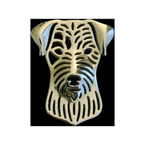 Women and Men Lapel Pin Parson Russell Terrier Brooch cute charm fashion Trendy gift Gold/Silver-plated