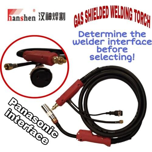 CO2/MIG/MAG WELDING TORCH/GUN PANASONIC OR EUROPEAN TYPE 3M/5M CABLE