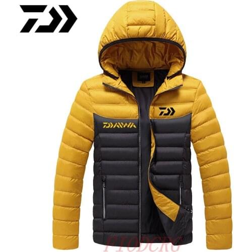 Daiwa Fishing Jackets Down Jacket Autumn Boys Down Coat Light Down Jackets Winter Warm Outerwear Daiwa Keep Warm Fishing Clothes