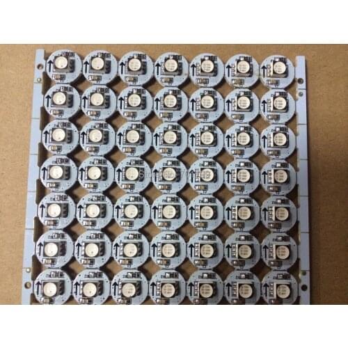 DC5V WS2811 5050 SMD addressable pixel PCBA,1pcs 5050 SMD LED;size:10mm diameter;0.24W