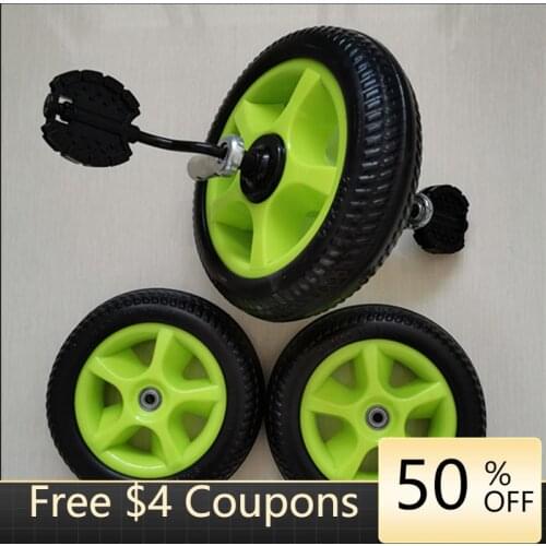 Childrens tricycle accessories fired tire baby stroller toy car wheel multi-function cart wheel general foam wheel
