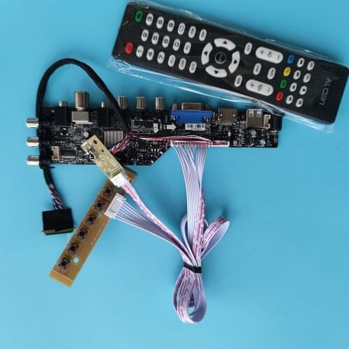 For LP101WHZ(TL)(B2)/(TL)(B4) 1366X768 VGA AV TV DVB-T DVB-T2 remote controller board digital LED USB HDMI-compatible panel