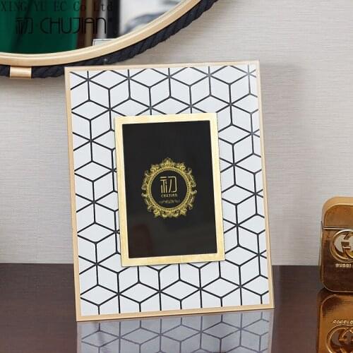 Home Decorative Accessories 6 Inch Glass Photo Frame Desktop Bedroom Ornaments Creative Rectangular Photo Frame Living Room