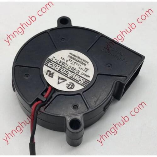 Sanyo Denki 109BC12GA7-2 DC 12V 0.19A 50x50x15mm 2-wire Server Cooling Fan