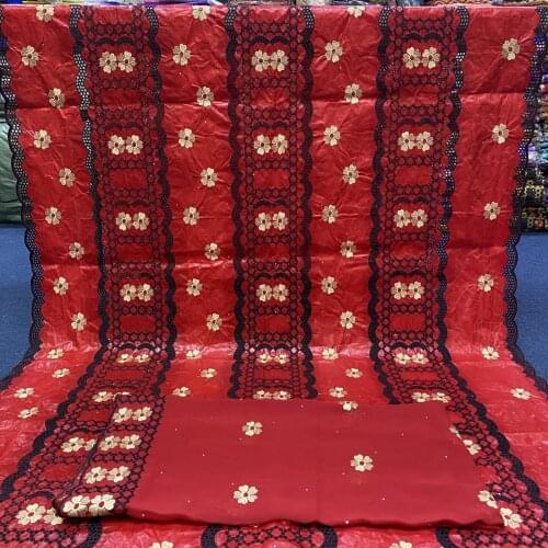 Hot Sale African Bazin Riche Lace Fabric Hot Sela Basin Riche Fabric Embroidered Bazin Brode Fabric Nigerian Lace Fabric 7yards