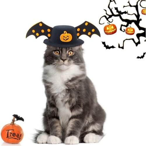 Halloween Pet Dog Hat Cap Dog Hat Creative Cute Novelty Halloween Hat Costume Hat for Dogs Cats Accessories