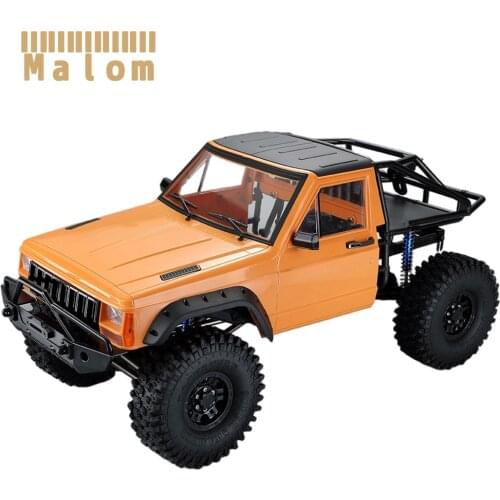 313mm Wheelbase Complete Frame Chassis & RC Cherokee Forward-Cab Body Rear Cage for 1/10 RC Crawler Traxxas TRX4 SCX10 II Redcat
