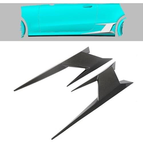 Suit For Benz Mercedes E-class Two Door Carbon Fiber Skirt E200 E300 Coupe Side Tuyere Blade
