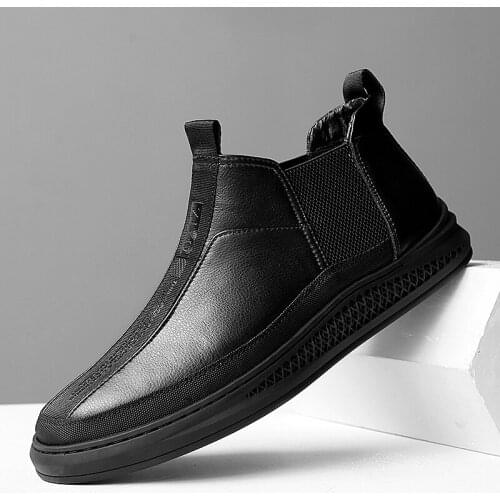 Men fashion shoe leisure hot a with leather sale casual sport causal mens sneaker flat sneakers 2020 High mens shoes Casual for