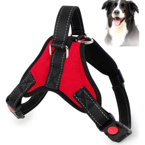New Dog Soft Adjustable Harness Pet Large Dog Walk Out Harness Vest for Medium Dog Chest Strap Dog Harness Pets Accessories