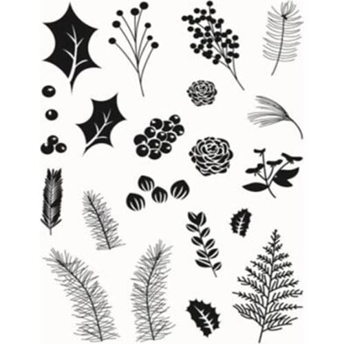 2021 NEW Clear Stamp Penguin Dog Bird White Crane Leaves Flowers Letters Badge Bow For Kid Funny Painting Scrapbook DIY Paper