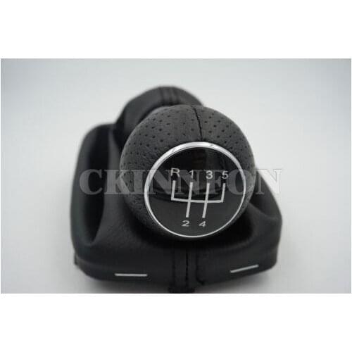 50Pcs/Lot 5 Speed Shift Gear Knob for A3 8L 8P for A4 B6 B7 for VW Passat Golf Skoda With Boot Cover