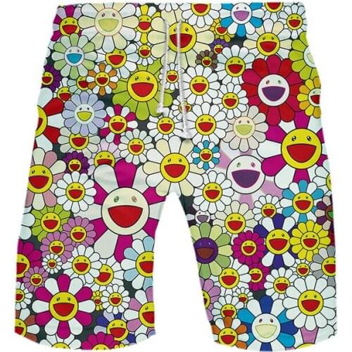 Flower 3D Board Shorts Women Trunks Summer New Quick Dry Beach Swiming Shorts Kids Hip Hop Short Pants Beach clothes