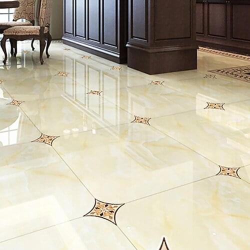 Fashion Wall Stickers21Pcs/Sheet Self Adhesive Waterproof PVC Diagonal Square Tile Papers Floor Wall Decor Home Decoration