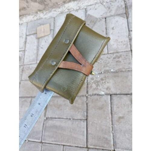 Military ORIGINA SURPLUS CHINESE ARMY 56 SKS 7.62MM LEATHER AMMO POUCH PACKET
