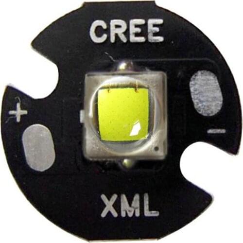 10pcs/lot Original 10W CREE XML L2 (brighter than T6) Warm White LED Flashlight With 16mm Base