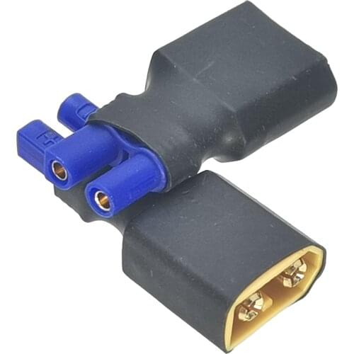 1pce XT60 XT-60 Male to EC2 Female No wire adapter for RC lipo battery Charger connector