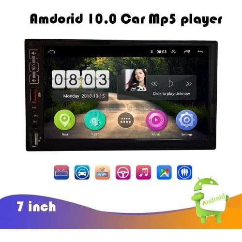 2 Din Car Multimedia Android Video Player 2021 Stereo Car radio For Volkswagen Nissan Hyundai Kia Toyota Mp5 player Bluetooth
