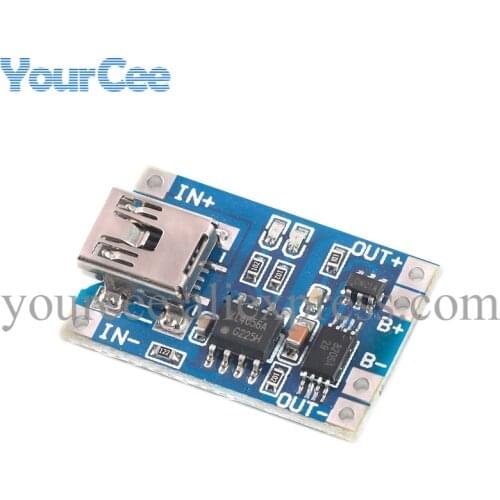 2 pcs DIY Kit Parts MINI USB 1A Lithium Battery Charging Board Charger Module With Protection TP4056 18650 Plate 1A Li-ion Cell