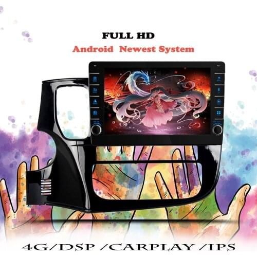 Android 10.0 Multimedia Video Player Navigation GPS For Mitsubishi Outlander 3 GF0W GG0W 2012-2018 Car Radio 2 din DVD Head Unit