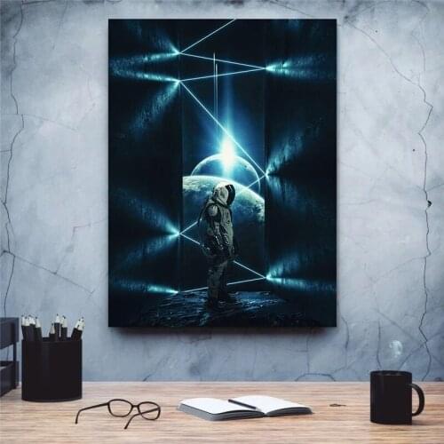 Astronauta Tableau Tablea U Salon Home Decorative Canvas HD Prints Paintings Modular Pictures Wall Art Posters Artwork Framed