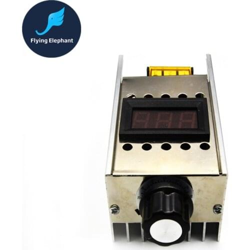 4000W Electronic Voltage Regulator Dimmer Digital Display AC220V For Dimming Speed Thermostat Dimmer High Power SCR BTA41-600B