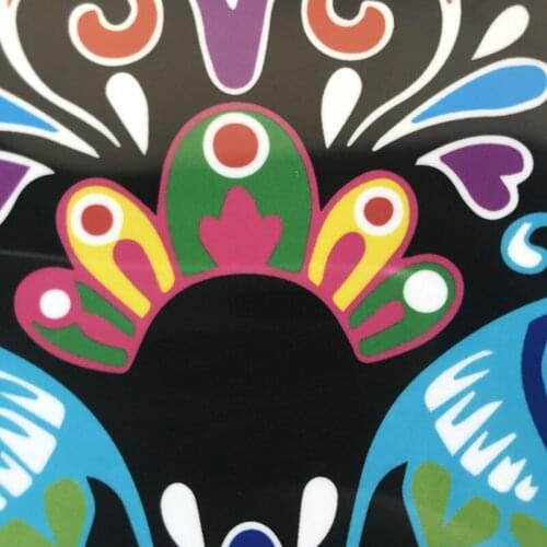 Clothing Print Labels Manufacturer Custom plastisol high quality heat transfers paper for t-shirt dress bags