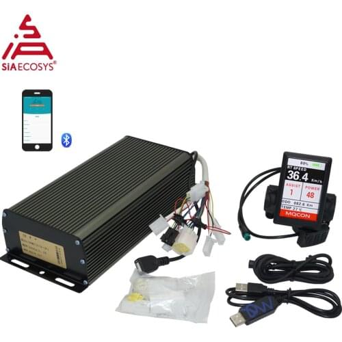 Sabvoton 72150 V2 Version SVMC Series Motor Controller Kits with H6 TFT Display and Bluetooth Adaptor PAS Available for E-Bike