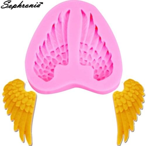 M090 Angel Wings 1pcs UV Resin Silicone Mold for Crystal Epoxy Pendant Trinkets,Pendants,Necklaces,Gem Decorate Art Make