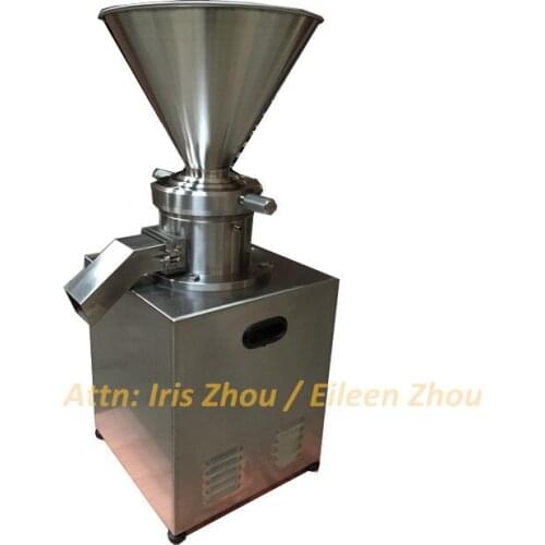 Food Industry stailess steel sesame seed peanut butter colloid mill grinder machine