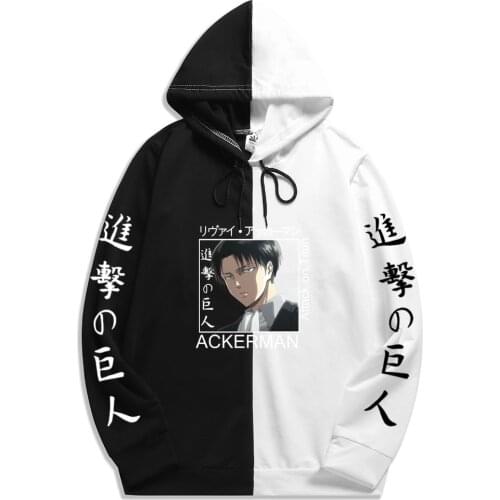 Hot Anime Attack on Titan Pullovers Tops Long Sleeves Hoodie Male Cloth hoodies Harajuku Spring and Summer New Sweatshirt Thin