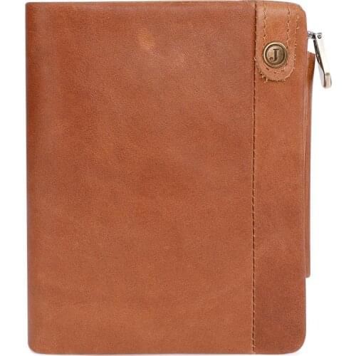 Mens Wallets Casual Purse Genuine Leather Wallet RFID Credit Card Holder Large Capacity Wallet Male Wallet With Coin Purse