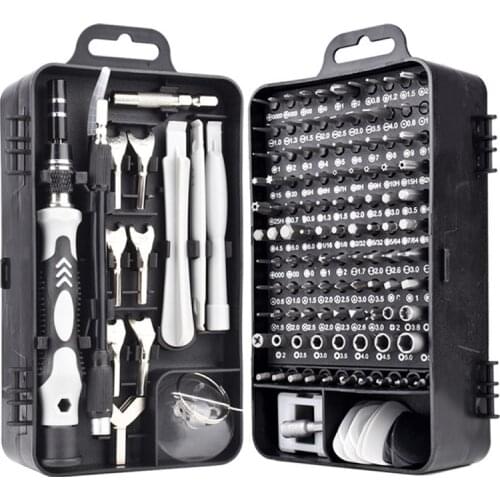 135pcs/set Screwdriver Bit Set 135-in-1 Wrench Socket Kit Portable Phone Watch Repair Tools Phone Laptop Hand Tools Kit