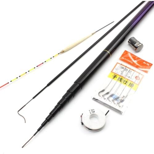Best Quality Carbon Fiber Stream Hand Fishing Rod 3.6m-7.2m Ultra Light Feeder Carp Fishing Pole Fishing Tackle Lowest profit