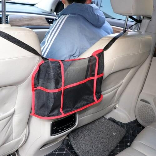 Car Seat Storage Car Net Pocket Handbag Holder Between Seat Storage Pet Net Barrier Dog Net Barrier Auto Interior Accessories