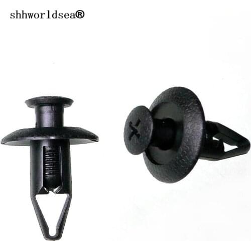 Shhworldsea auto fasteners Front bumper retention clip for mitsubishi MU001220