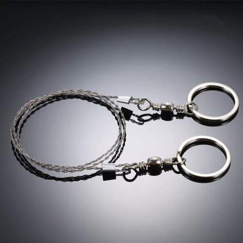 Outdoor Emergency Equipment Survival Gear Multi Tool Kit Stainless Steel Wire Saw Hand Pocket Wire Saws Hiking Camping Equipment
