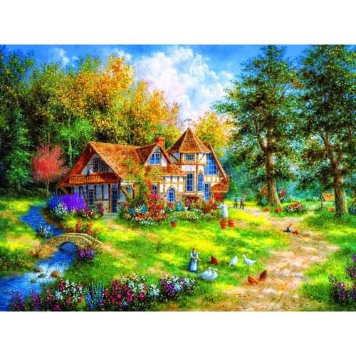 SNA High Quality Handmade Abstract Fabric Group Diamond Painting For Home Decoration