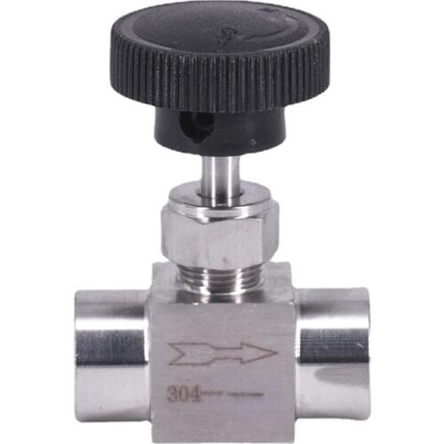 1/8" 1/4" 3/8" 1/2" BSP NPT Female Needle Valve Crane 304 316 Stainless Steel Flow Control Water Gas Oil Propane 915 PSI