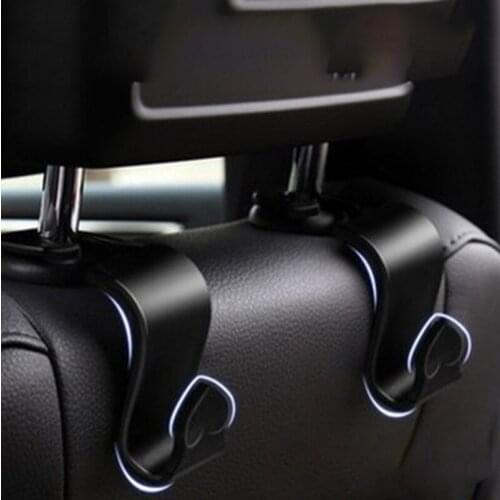 1Pcs Car Vehicle Back Seat Headrest Organizer Hanger Storage Hook for Groceries Bag Handbag Durable