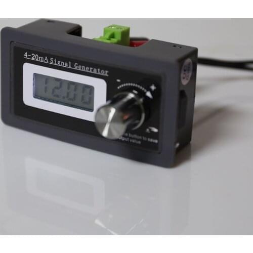 2-wire 4-20mA Current Loop Signal Generator Panel-mounted Current Transducer Support 2,3,4 wires