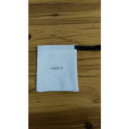 2000pcs High quality canvas small drawstring bags custom10*11cm jewerly bags with one color printing and include shipping by DHL