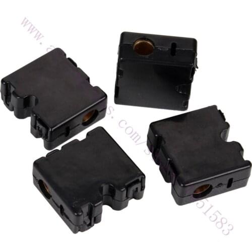4sets Black UM2 Injection slider Sliding Block with Graphite Copper Sintered Bush for Ultimaker2 3D Printer