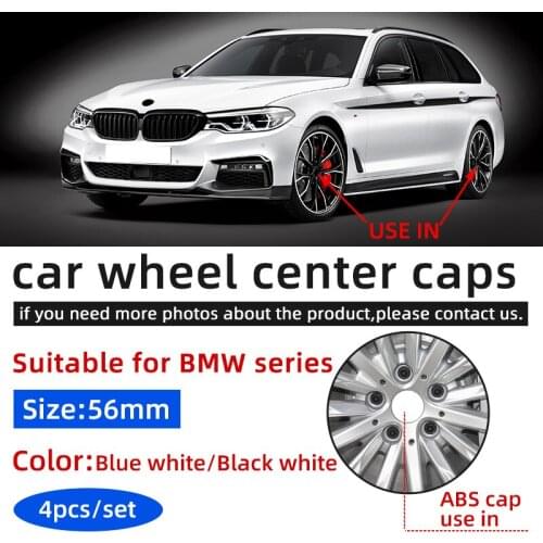 4pcs 56mm 68mm Car Wheel Center Caps Badge Emblem for BMW E46 E70 E90 E60 E39 E87 E92 E91 E92 F11 F20 F30 Accessories
