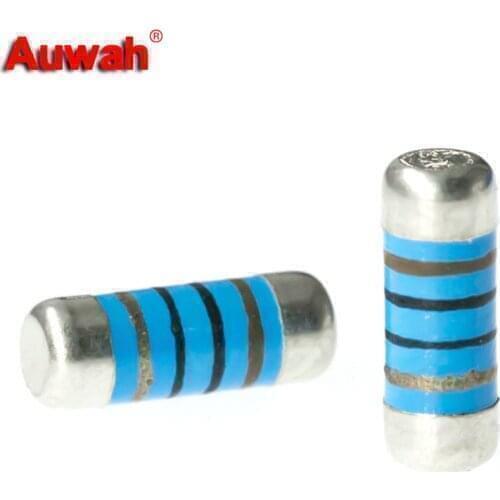 50pcs 0207 SMD Metal Film Precision Wafer Resistor 1% 0.5W 51K 56K 62K 68K 75K 82K 91K 100K 110K 120K 130K 150K 160K 180K ohm