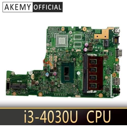 Akemy For For For Asus X302 X302L X302LJ X302LA Laotop Mainboard X302LA Motherboard with I3-4030U CPU