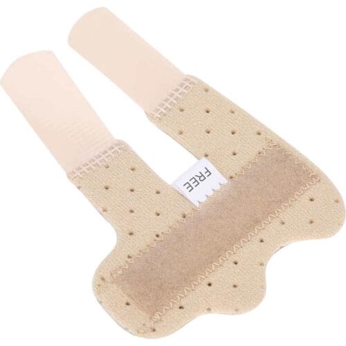 Adjustable Braces Supports Finger Splint Brace Finger Sprain Fracture Fixation Support for Index Middle Finger (Skin