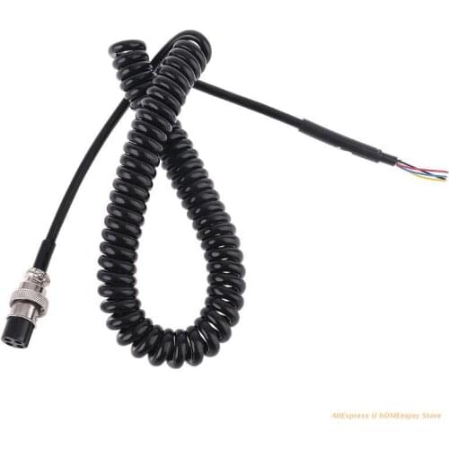 Durable CB Radio Speaker Mic Microphone 4 Pin Cable for Cobra PR550 PR3100 PR4000 MRHH100 Car Walkie Talkie Dropship